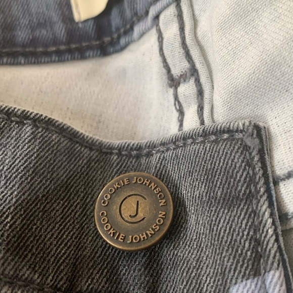 CJ Cookie Johnson Peace Skinny Blue Gray Camo Navy Jeans Cotton Blend - Picture 5 of 8